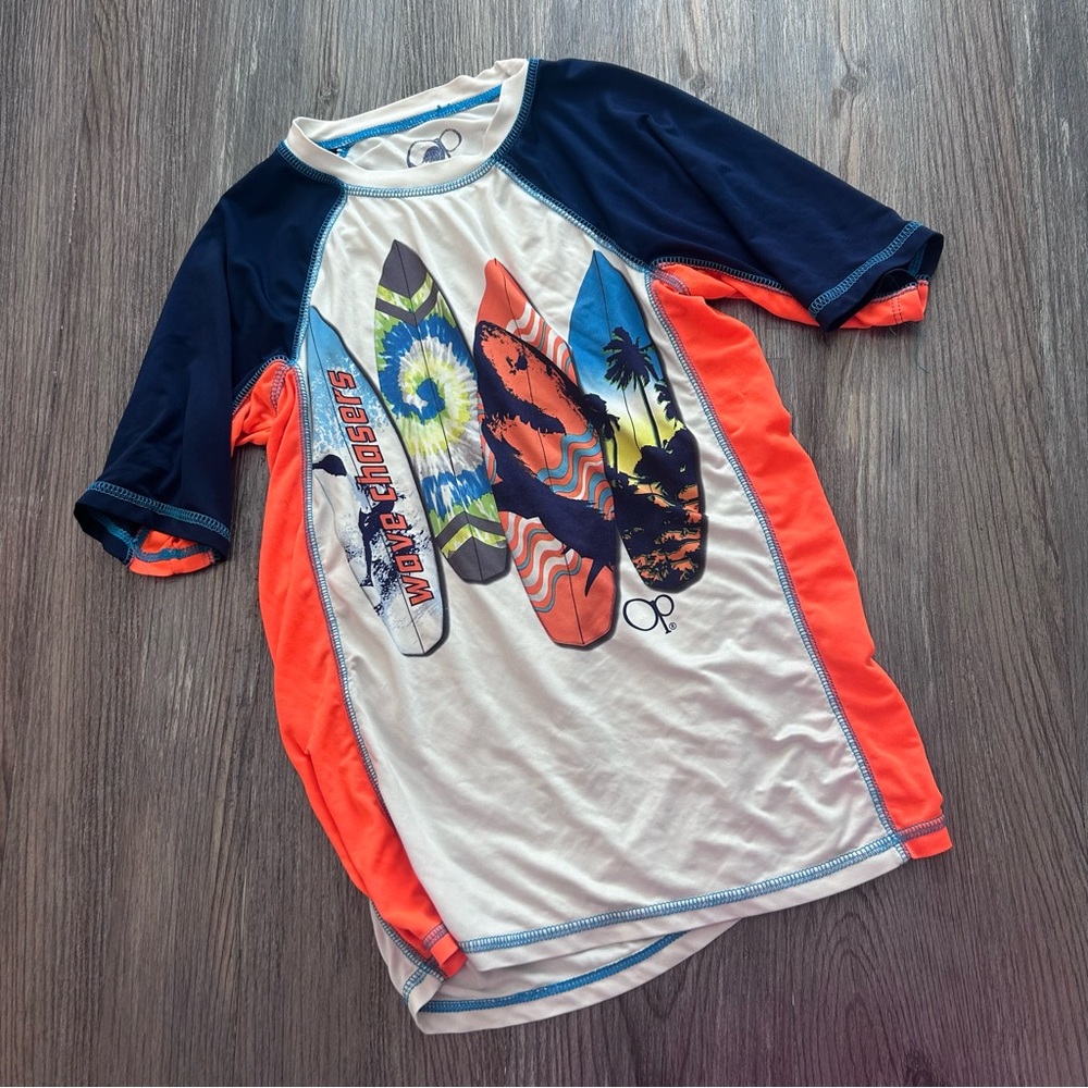 OP kids swim rashguard size 8
